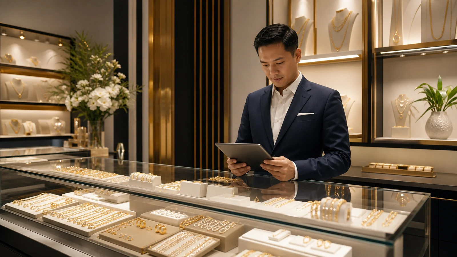 Gold and jewelry showroom management