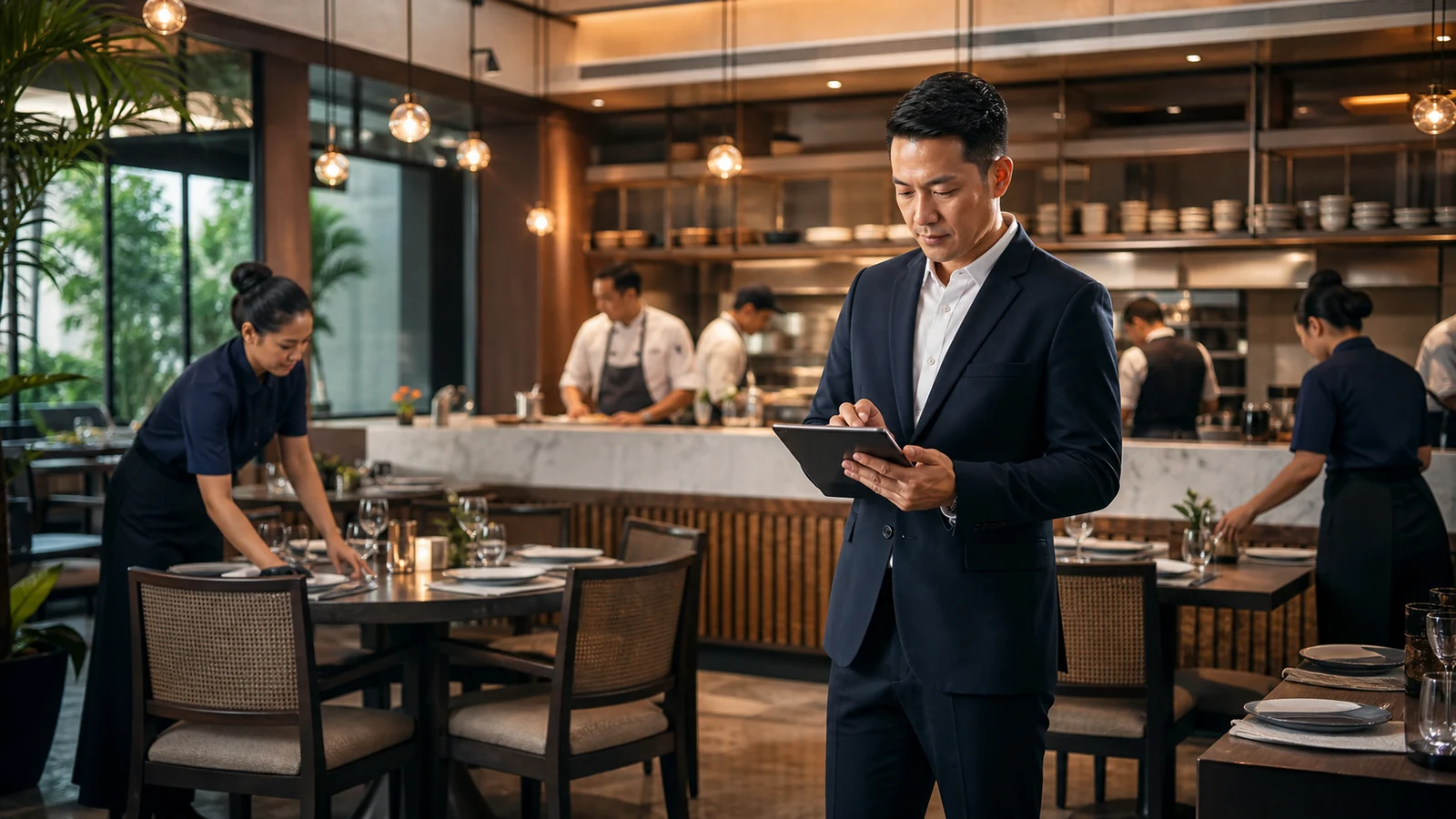 Modern restaurant operations and management
