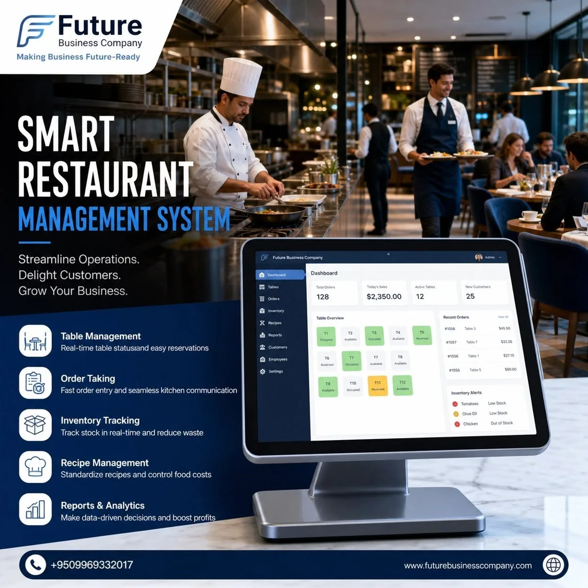 Smart restaurant management system